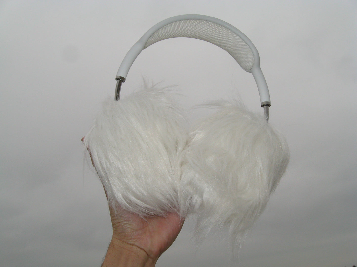 Arctic Faux Fur AirPods Max Covers