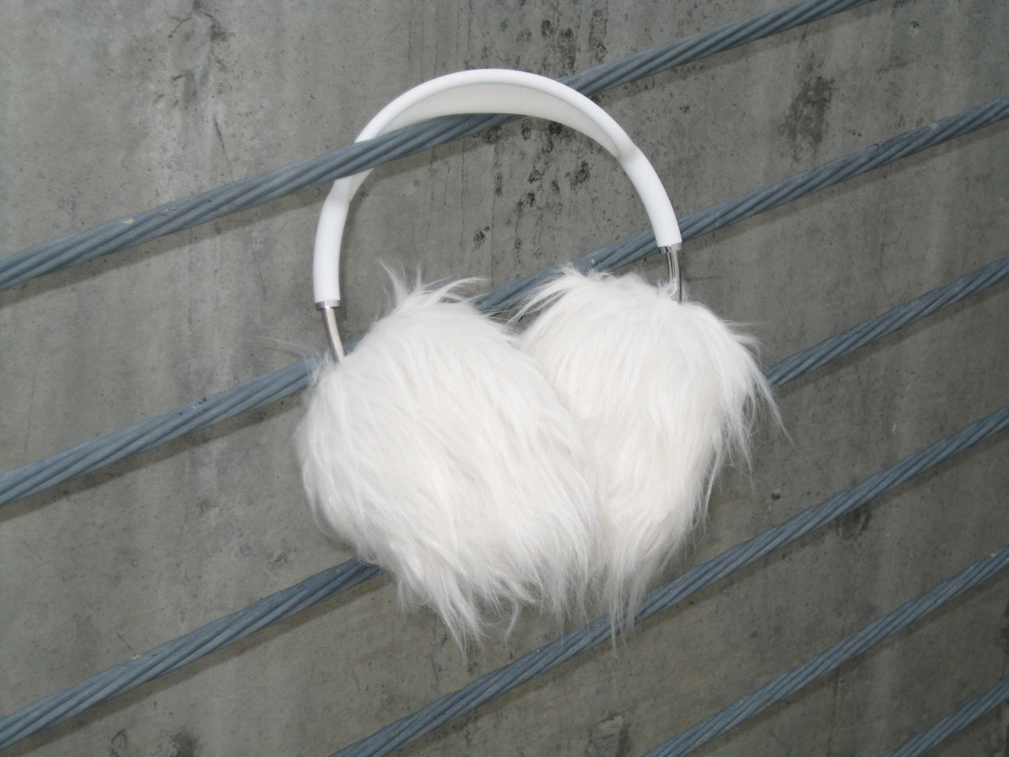 Arctic Faux Fur AirPods Max Covers