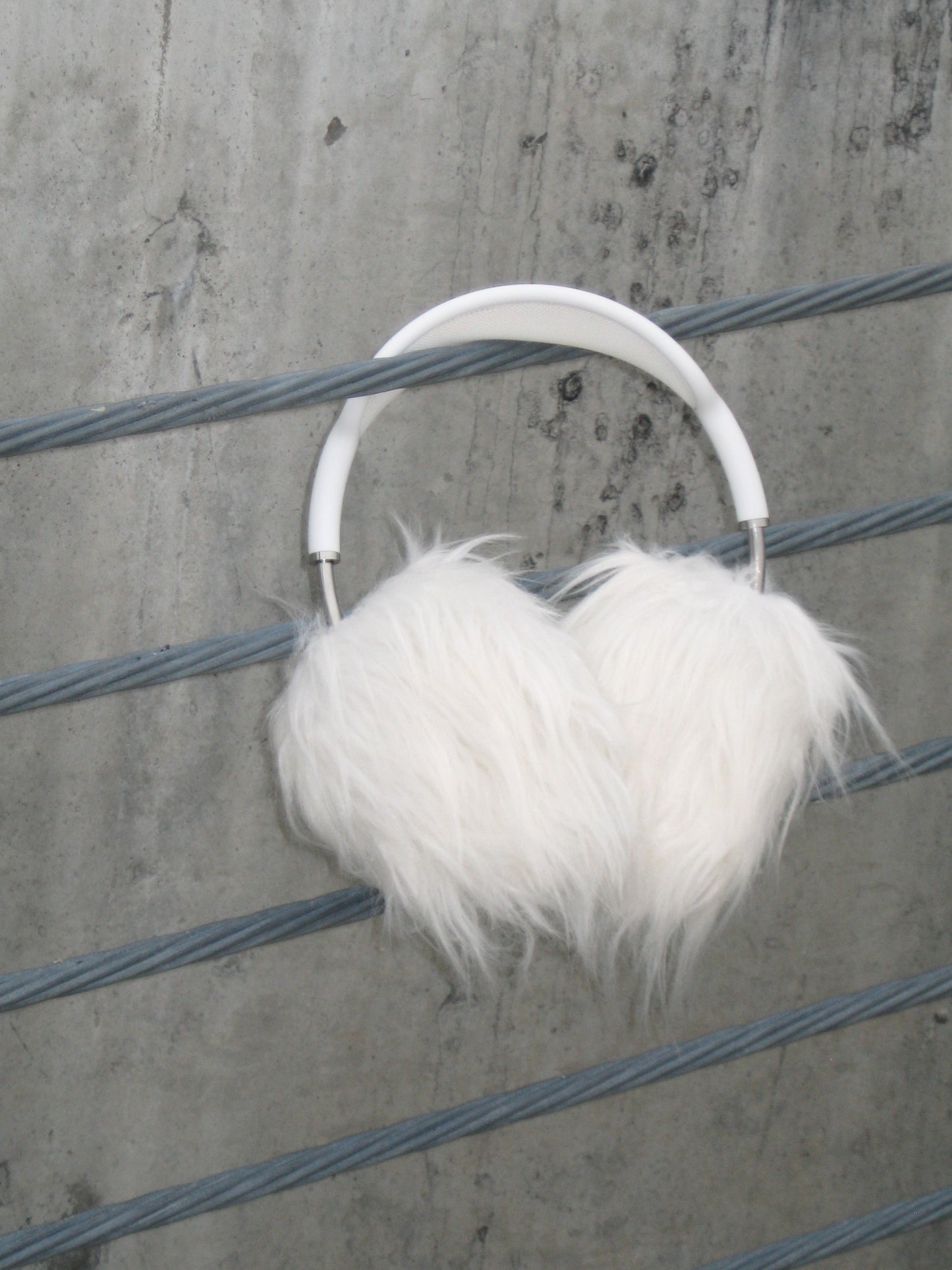 Arctic Faux Fur AirPods Max Covers