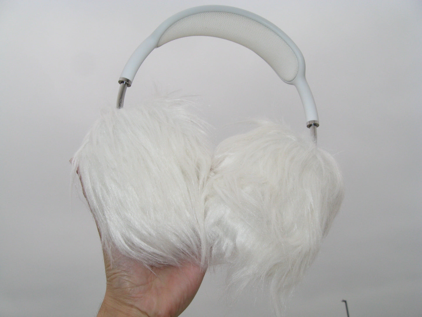 Arctic Faux Fur AirPods Max Covers