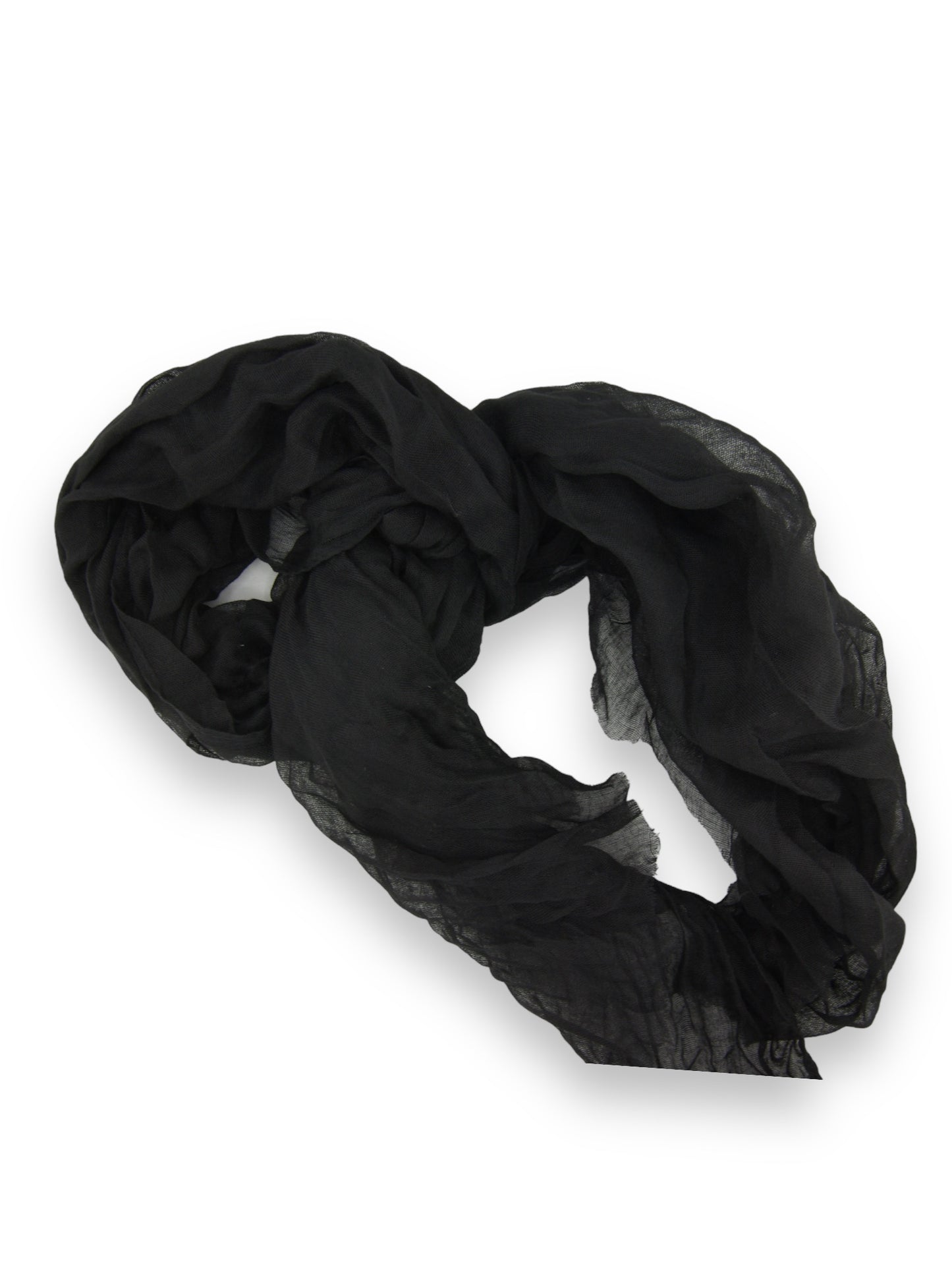 Charcoal Gauze Scarf