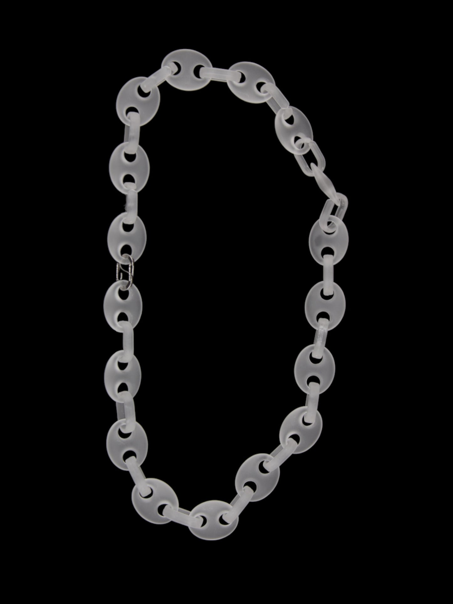 Frost Acrylic Oval link chain