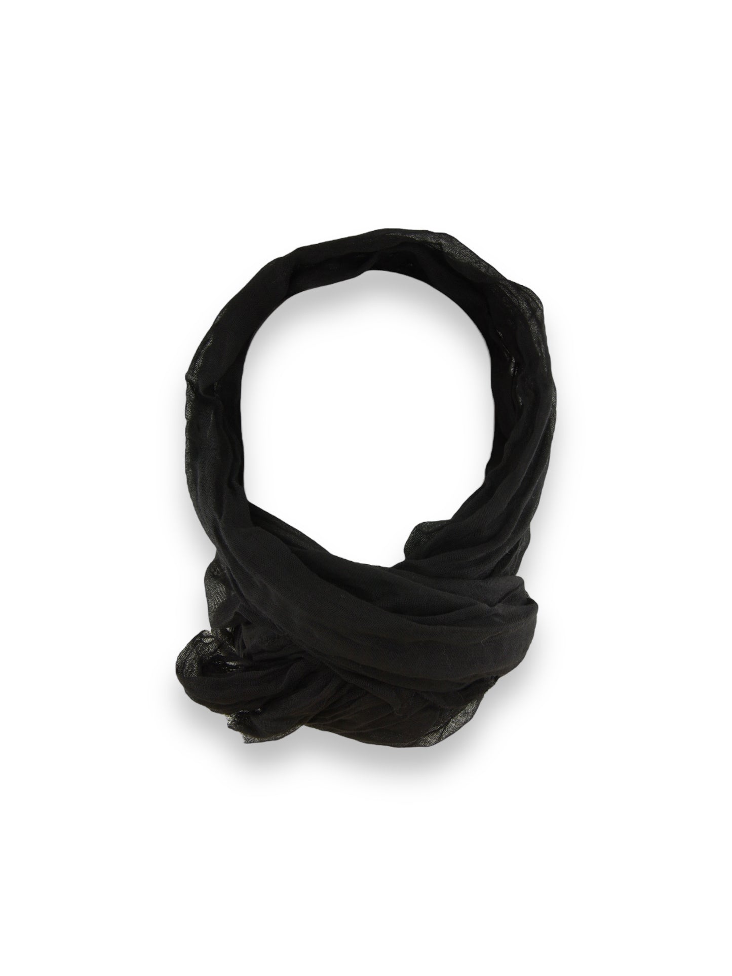Charcoal Gauze Scarf