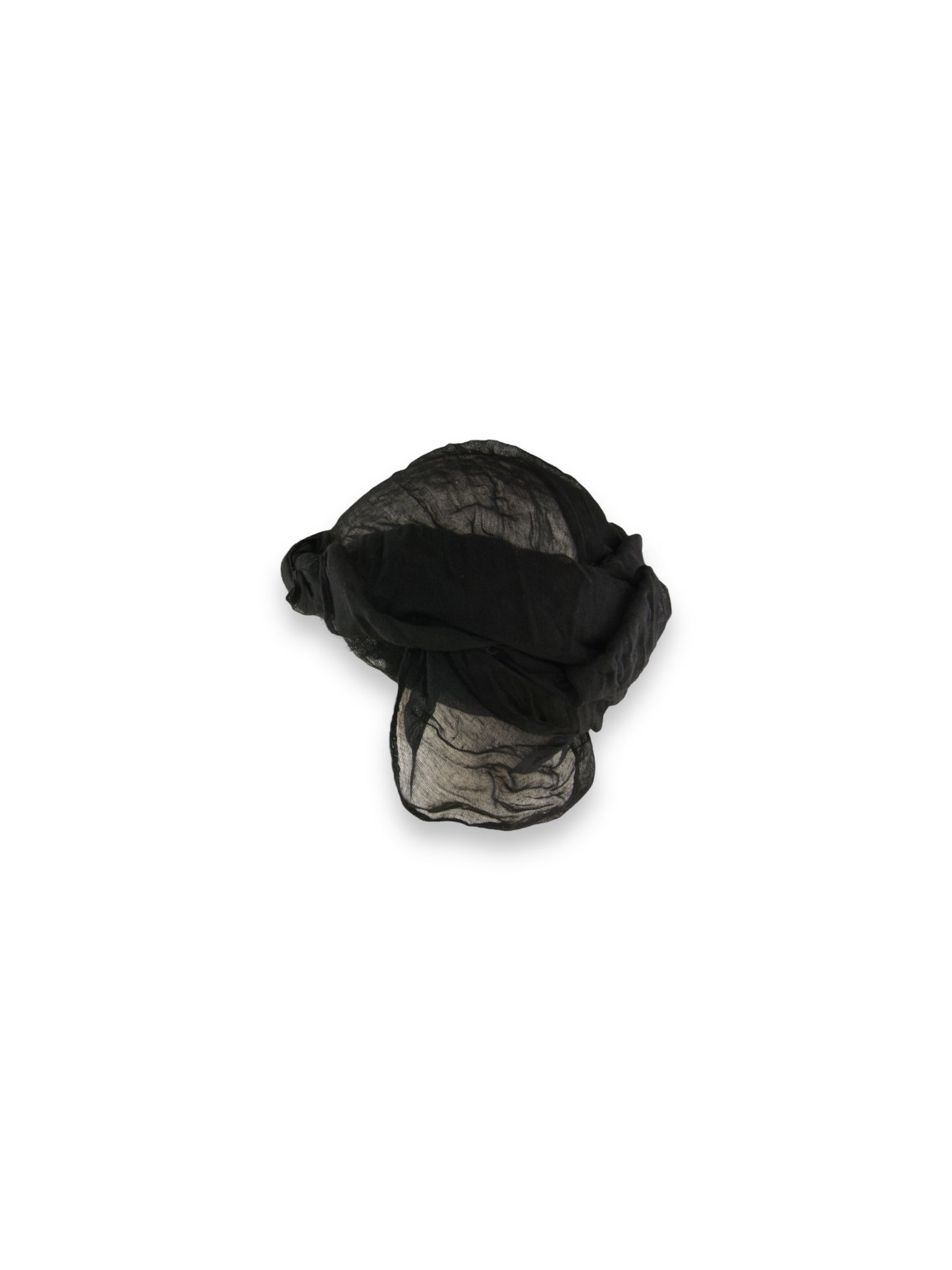 Charcoal Gauze Scarf