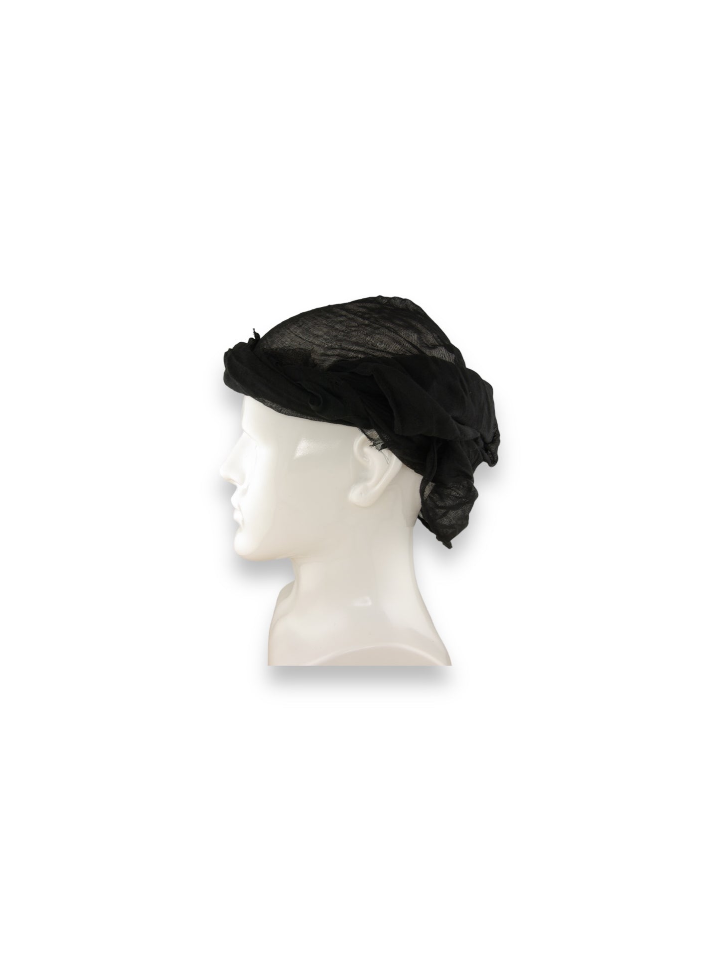 Charcoal Gauze Scarf