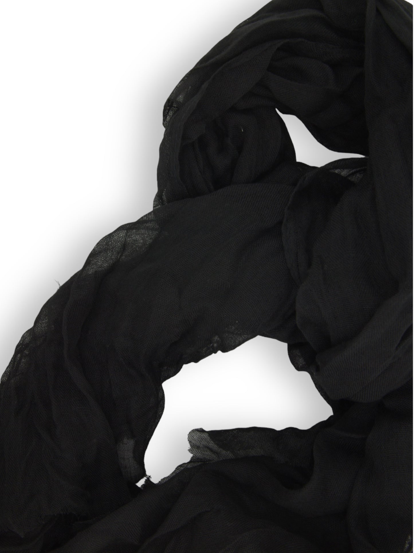 Charcoal Gauze Scarf