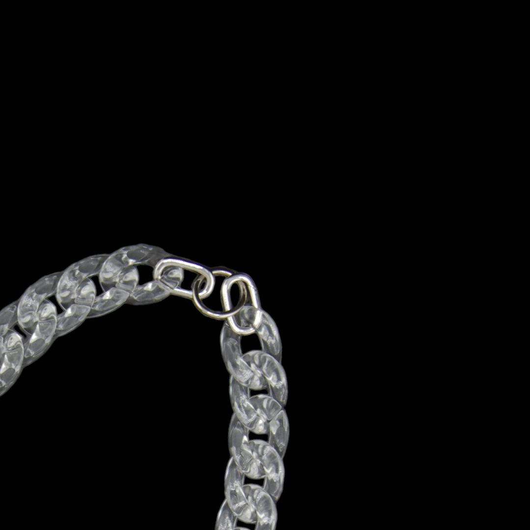 Clear Chunky Cuban link Acrylic Chain