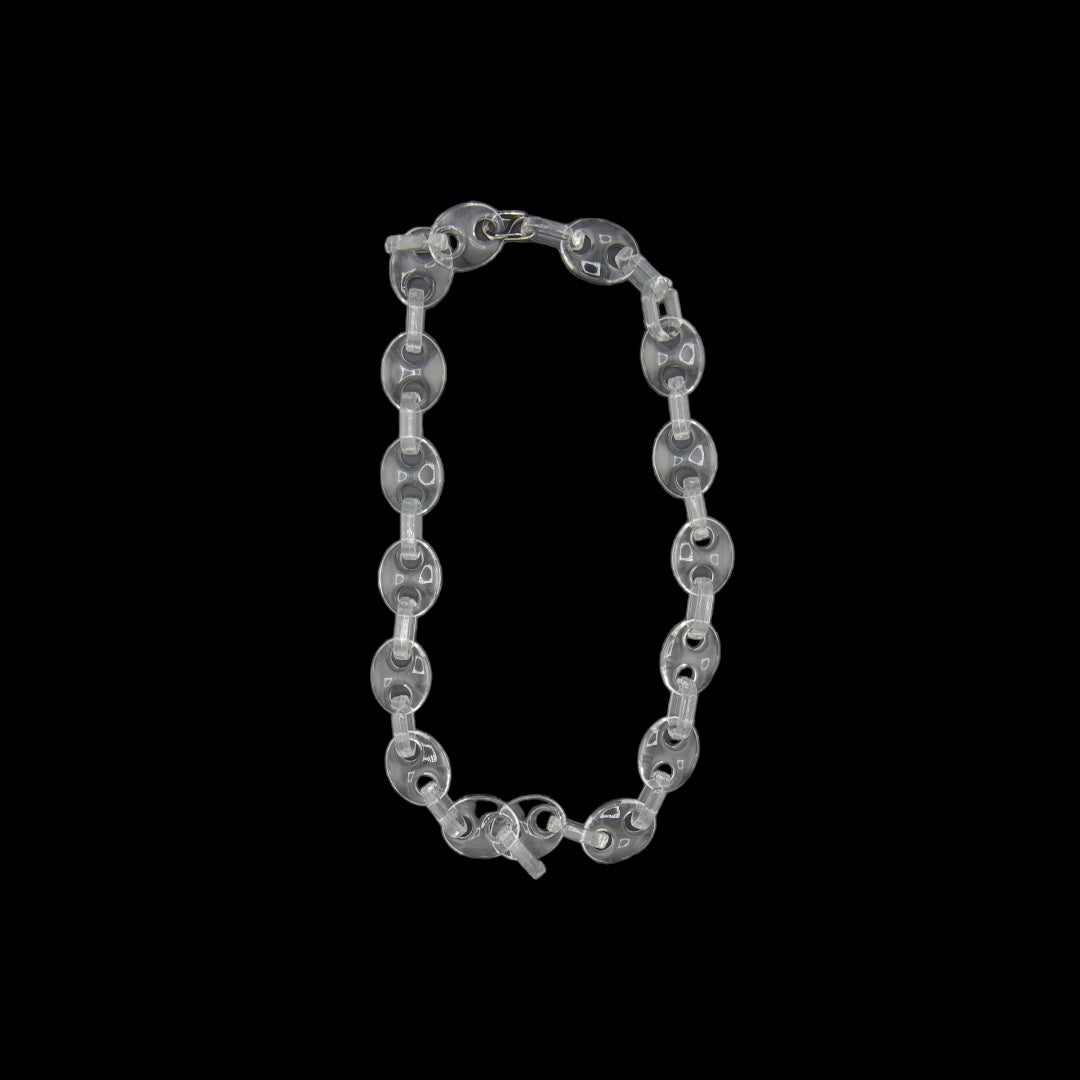 Clear Acrylic Oval link chain