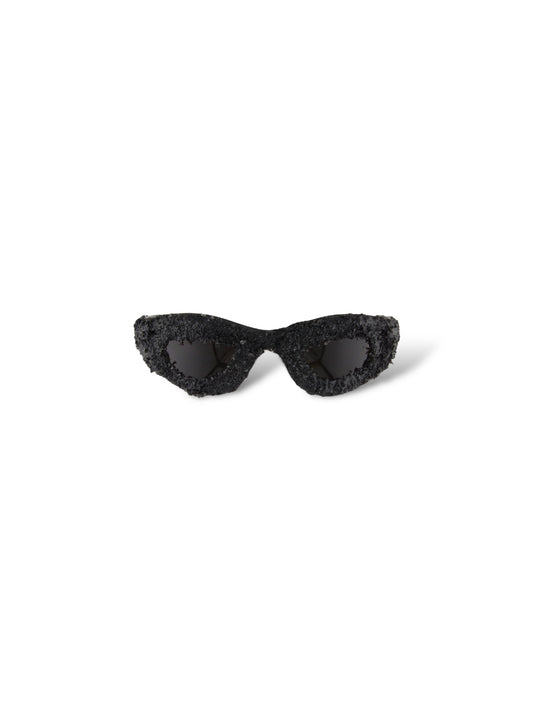 Onyx Frost (Black Ice sunglasses) with Oval frames