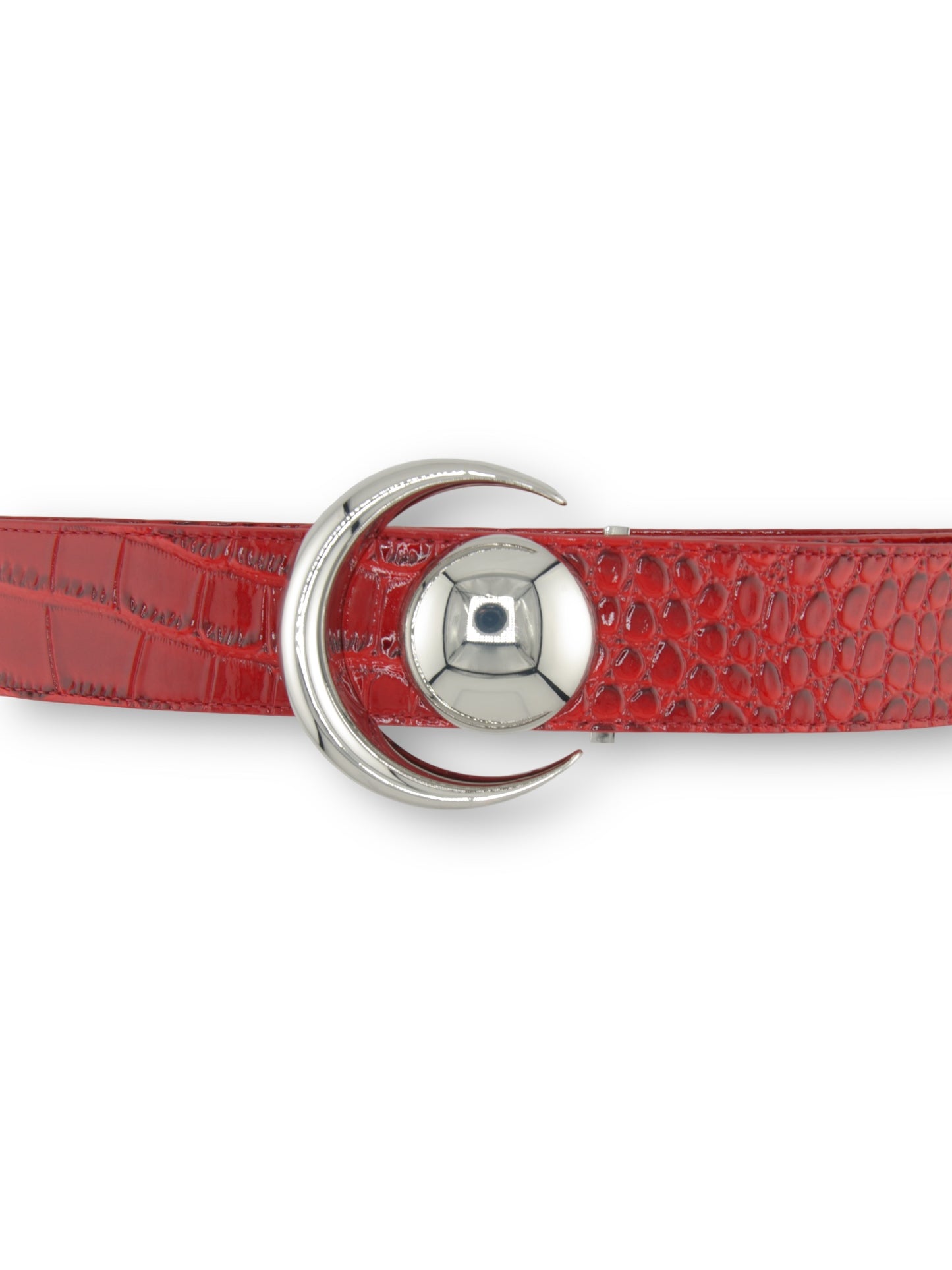 Candy Red  Crescent  Belt