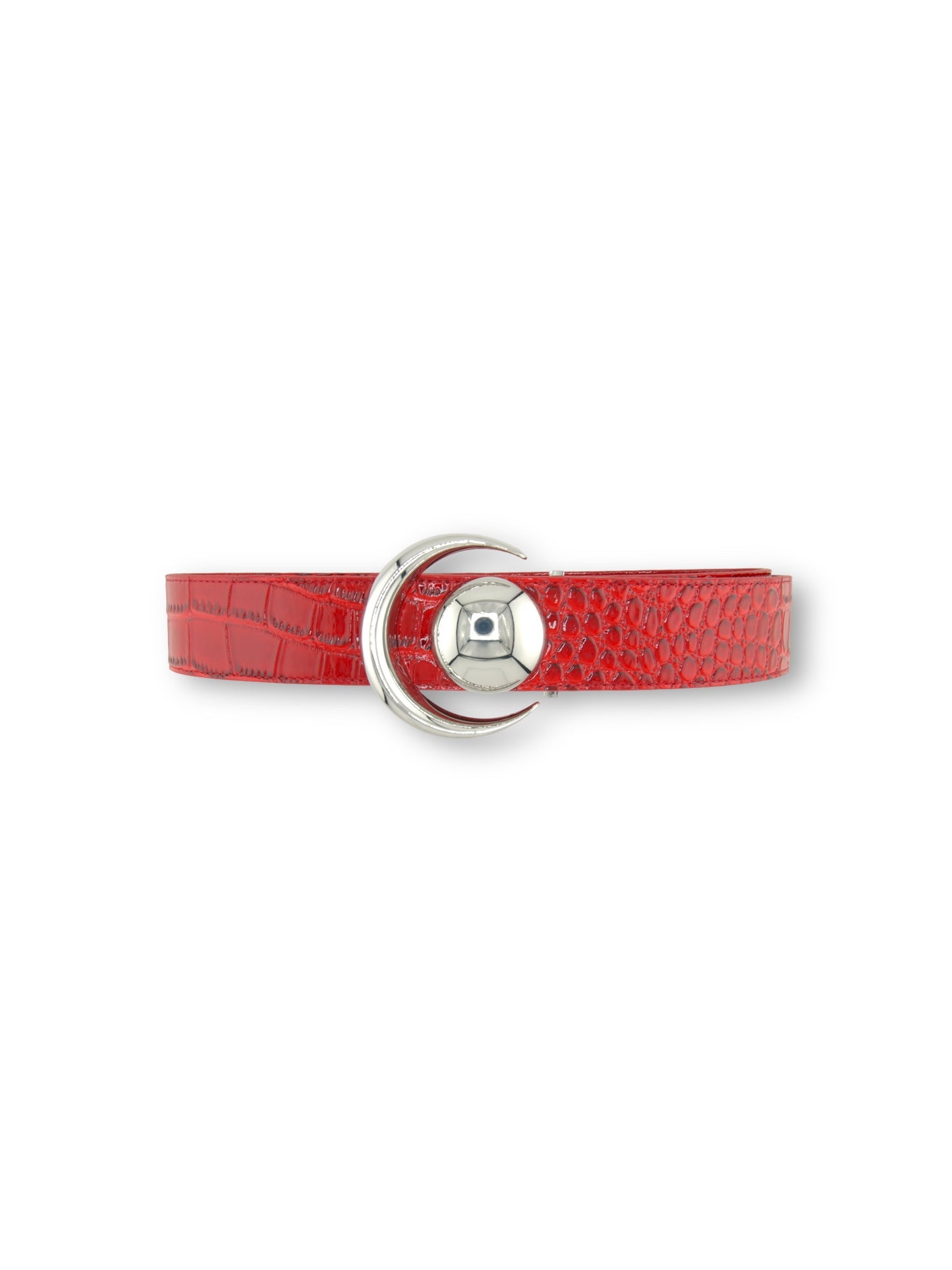 Candy Red  Crescent  Belt