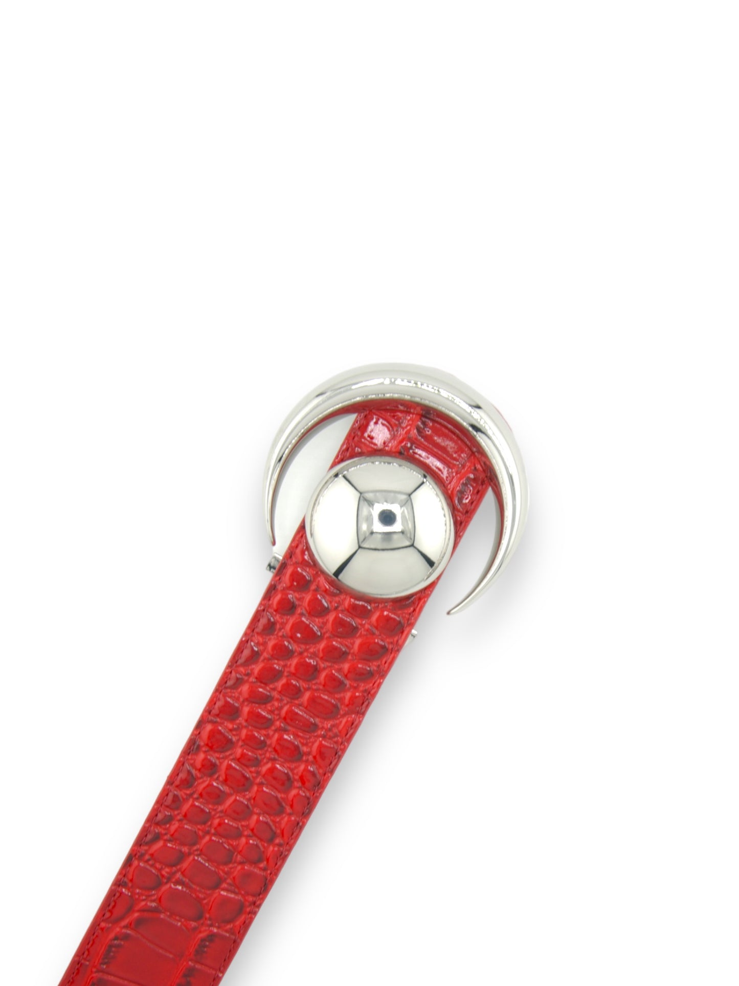 Candy Red  Crescent  Belt