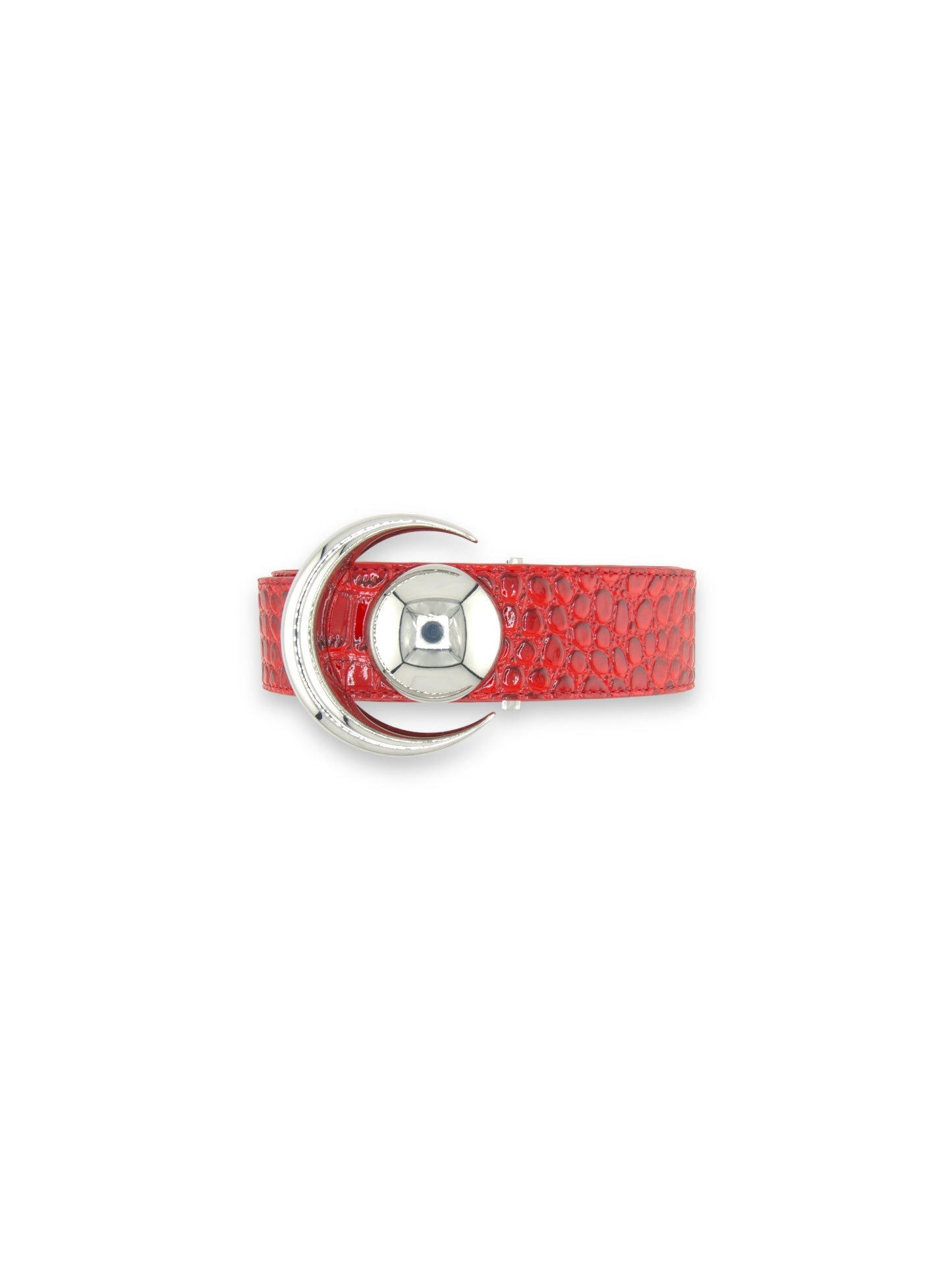 Candy Red  Crescent  Belt